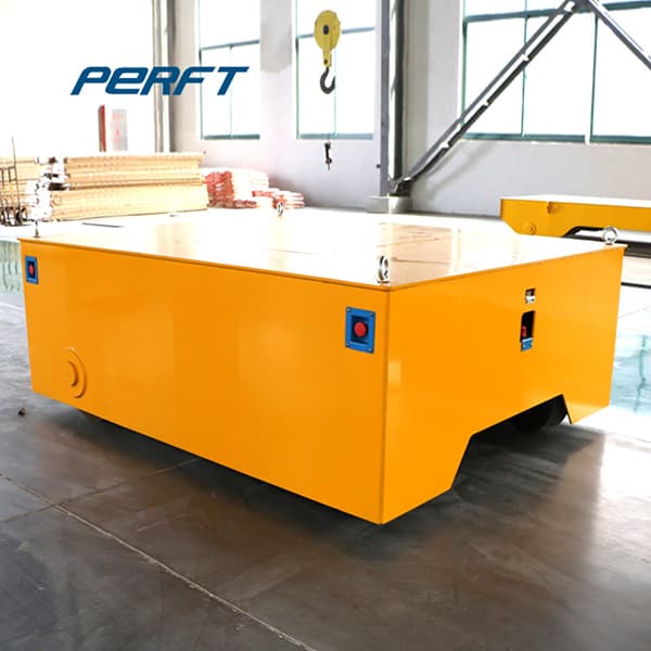 industrial motorized rail cart with lifting arm 30t